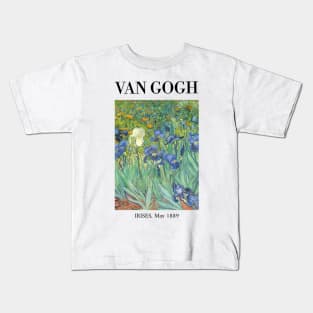 Van Gogh - Irises Kids T-Shirt